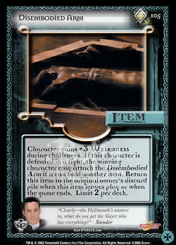 #105 Disembodied Arm
